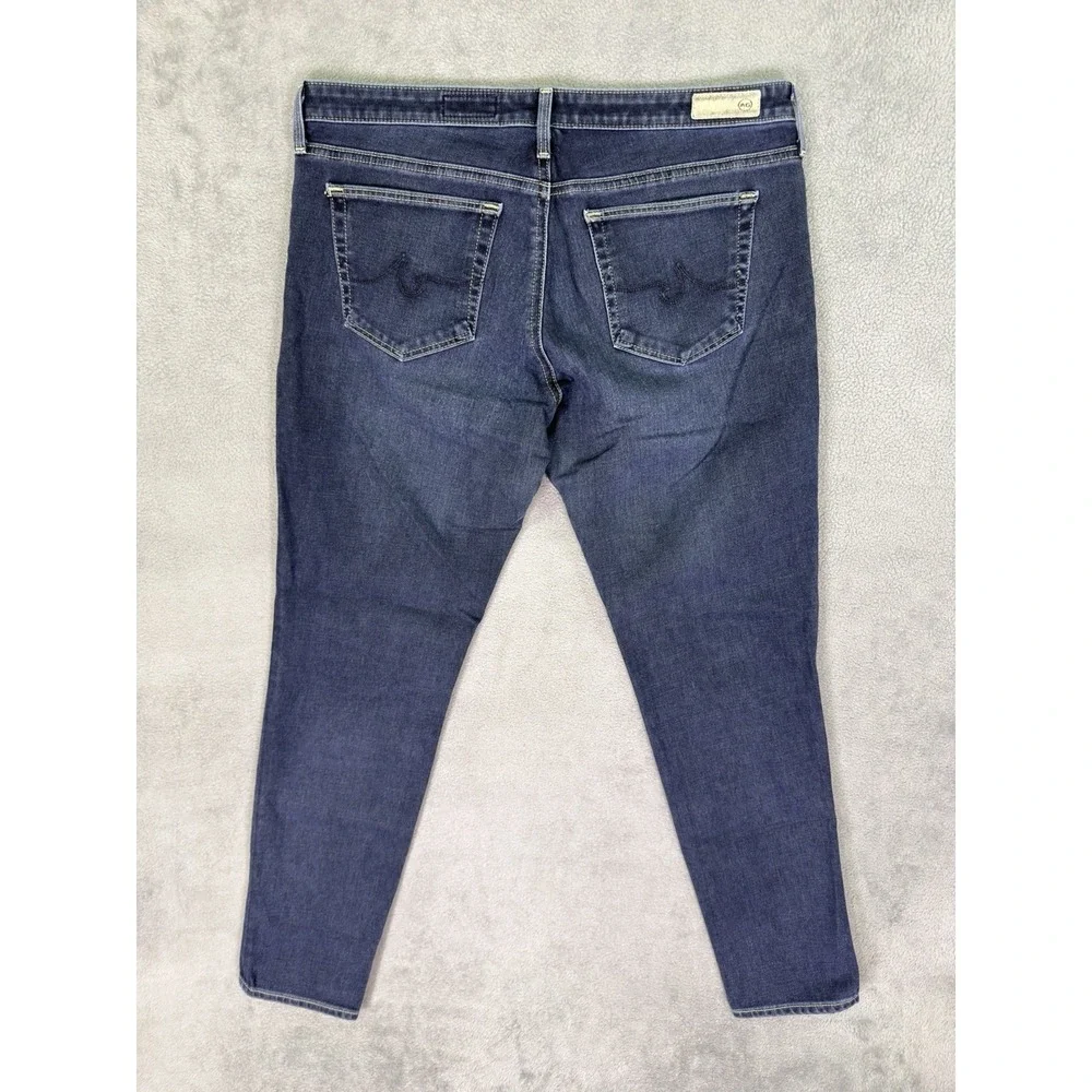 Adriano Goldschmied Legging Jeans Womens 31R Blue Super Skinny Ankle Contour 360